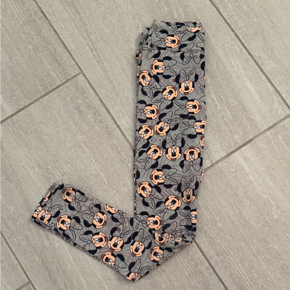 LuLaRoe Disney leggings. Girls L/XL
